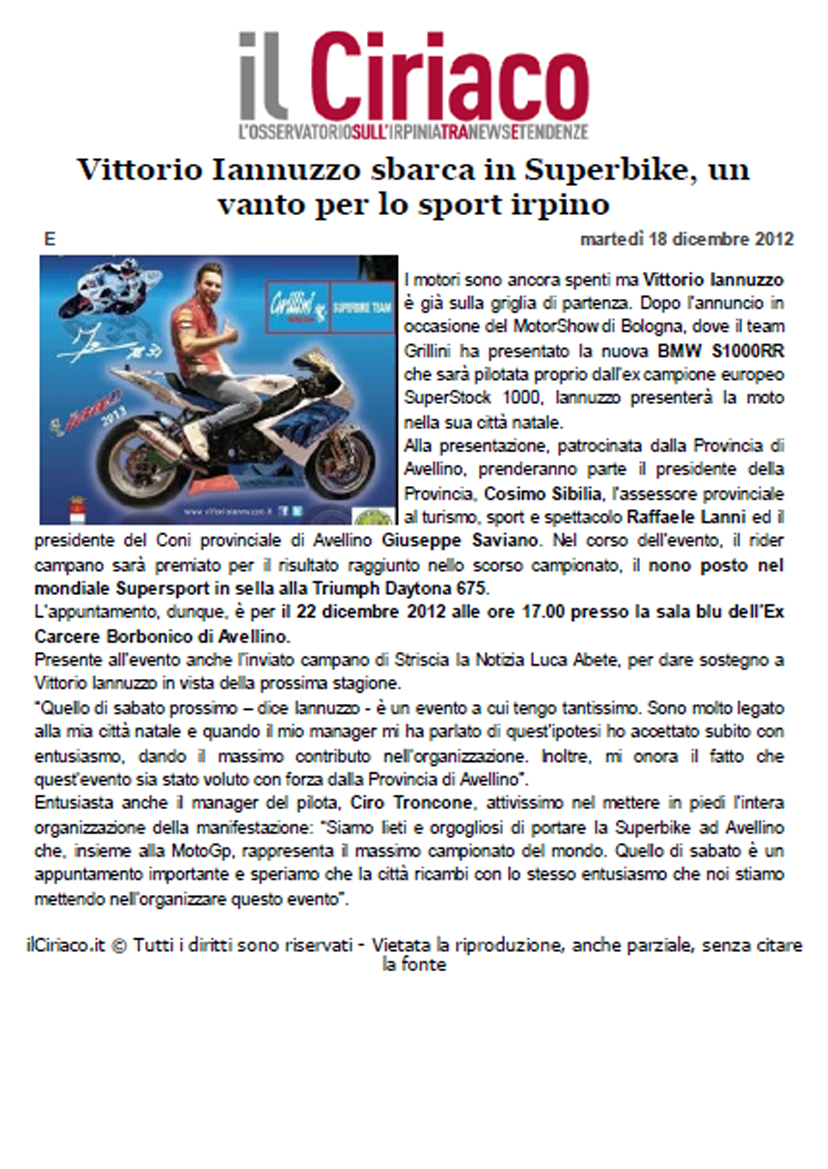 19.12.2012 - IlCiriaco
