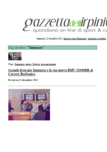 23.12.2012 - Gazzettadellirpinia