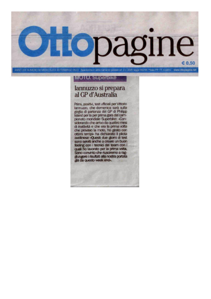 24.02.2013 - Ottopagine