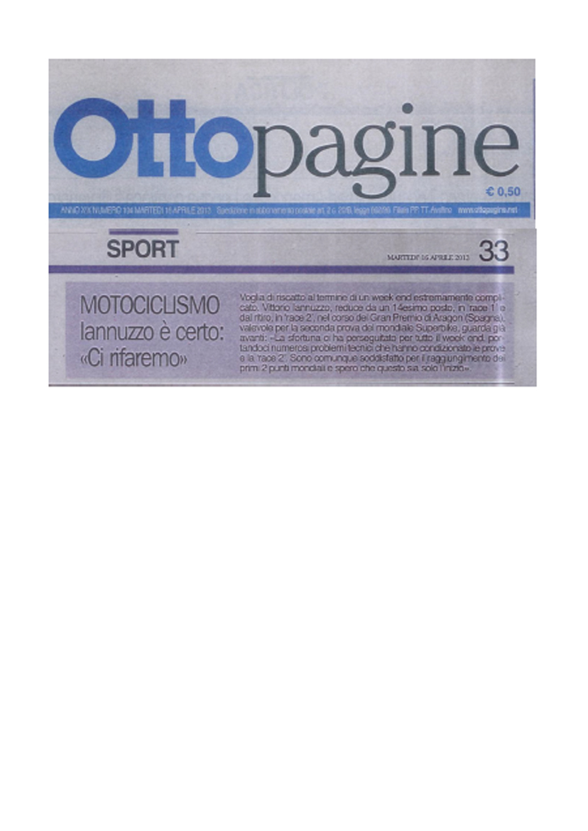 15.04.2013 - Ottopagine