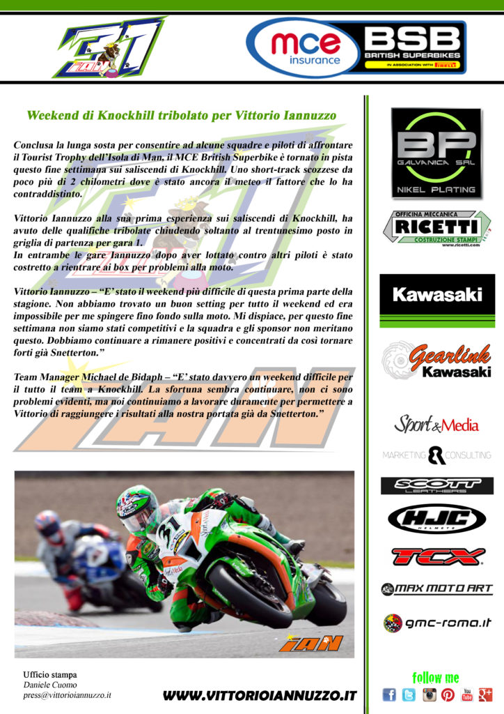 Vittorio_Iannuzzo_BSB_British_Superbike_MCE_Gearlink_Kawasaki_Ninja_ZX10_1000_Pirelli_Inghilterra_2016_Comunicato_Stampa_Gare